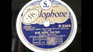 Blue Again. Louis Armstrong 1932. 78rpm.wmv