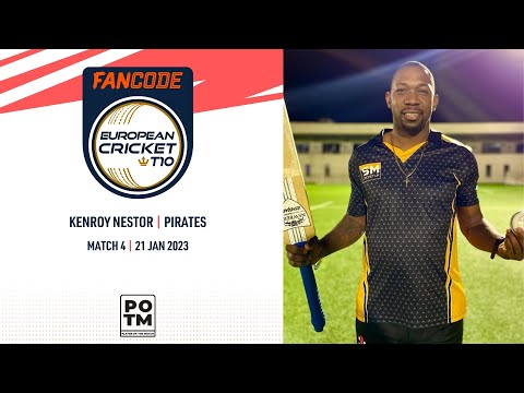 POTM: K.Nestor - ETR vs PIR | Highlights | FanCode ECT10 Gibraltar | Gibraltar 2023 | ECT23.004