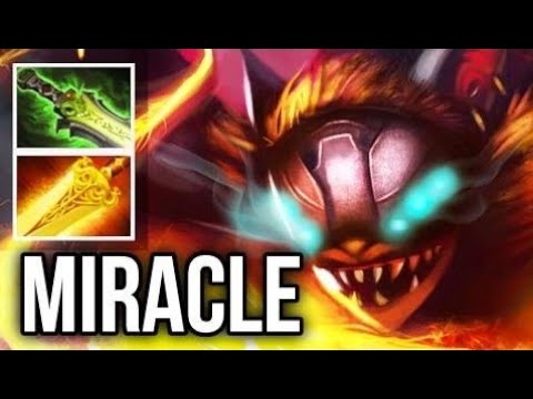WTF BUILD DOTA2 Carry Batrider Radiance and Ethereal Blade by Miracle- Intense Game Party MMR Gamep