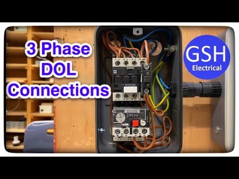 3 Phase Direct Online Starter DOL Wiring and Connections Explained