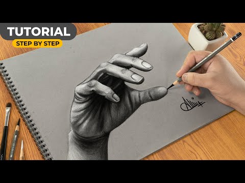 How to Draw a REALISTIC Hand! Video Lecture - Complete Drawing Course ...