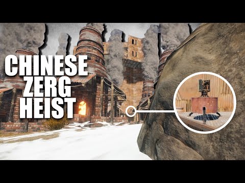 STEALING FROM a CHINESE ZERG for a WHOLE DAY | Rust Solo Survival (2 of 5)