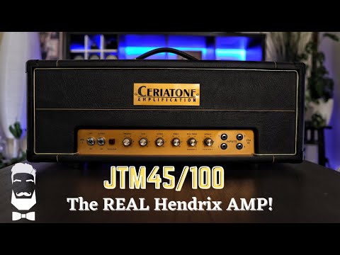 CERIATONE JTM45/100 CRANKED- Step Aside Marshall! Bonus Vintage 1966 Stratocaster and Haze 67 FUZZ