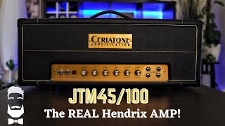 Video thumbnail for CERIATONE JTM45/100 CRANKED- Step Aside Marshall! Bonus Vintage 1966 Stratocaster and Haze 67 FUZZ by Buddy Blues