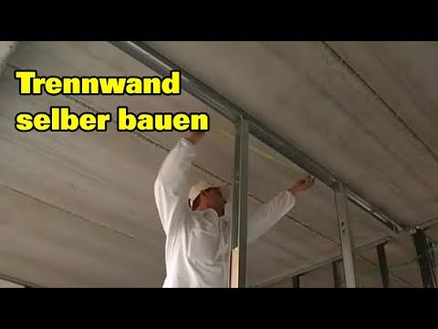 Trennwand selber bauen