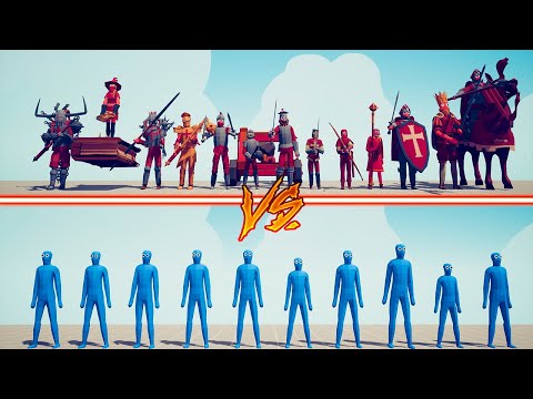RANDOM TEAM vs MEGA MEDIEVAL TEAM - Totally Accurate Battle Simulator | TABS