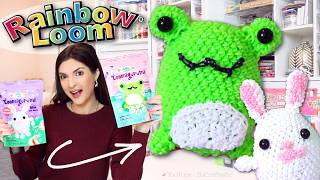 Testing *NEW* RAINBOW LOOM Craft Kits - Make Cute Crochet Plushies with LOOMIGURUMI