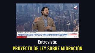 Entrevista sobre proyecto de ley de migración que amenaza los derechos del niño