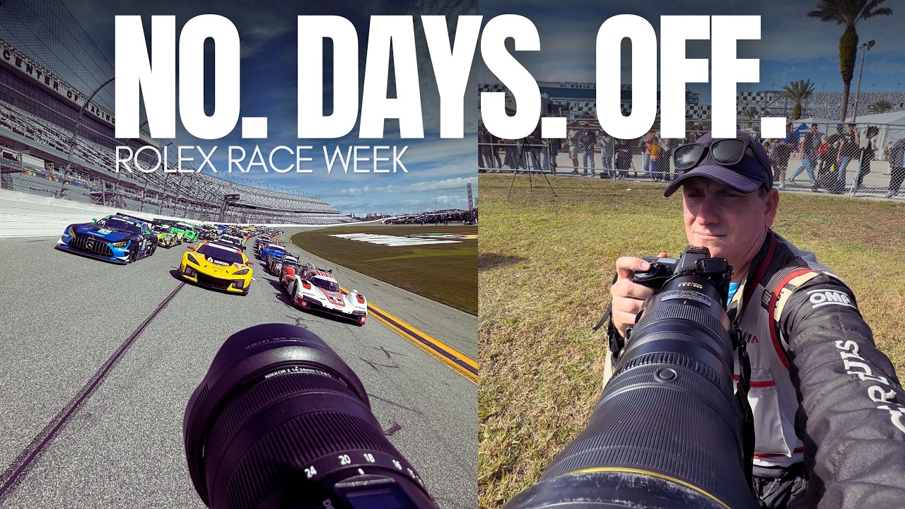 There Are NO Days Off During Rolex 24 Race Week // JAMEYPRICEPHOTO
