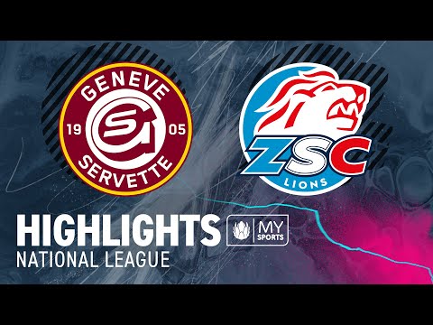 Genève-Servette HC - ZSC Lions 3-0 (2-0; 0-0; 1-0)