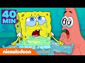 SpongeBob | 40 minuten lang de verdrietigste momenten van SpongeBob! | Nickelodeon Nederlands