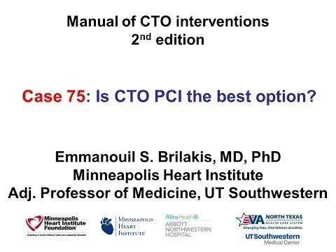 Case 75: Manual of CTO Interventions - CTO PCI the best option?