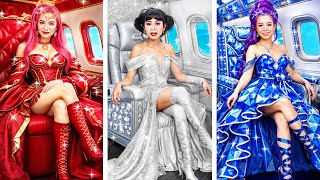 Kpop Demons Hunters In Airplane! Ruby, Diamond and Ruby Huntrix Fashion Makeover