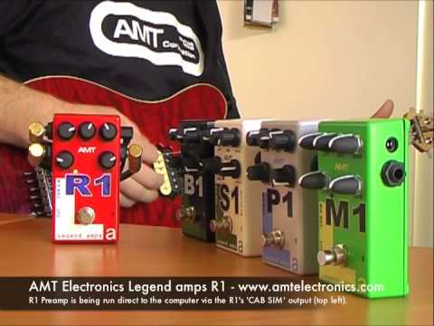 AMT R1 Legend Amp Series Mesa Triple Rectifier Distortion Pedal image 2