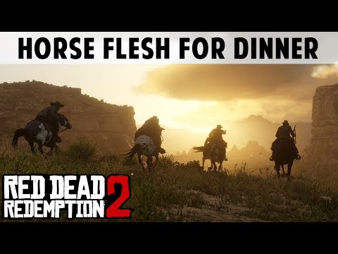 Horse Flesh For Dinner | Escort Javier and Horses & Lasso the Stallion | Red Dead Redemption 2