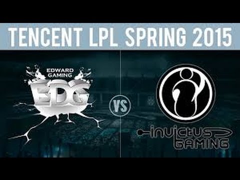 EDG vs IG Game 1 Highlights - EDWARD GAMING VS INVITUS GAMING- LPL  Regional Qualifiers 2015
