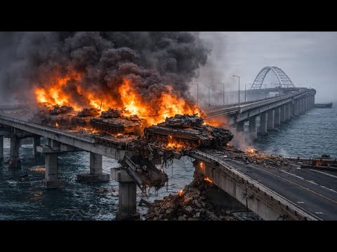Terrifying Moments! Russia Destroys US Troops on Crimea Bridge | ARMA 3