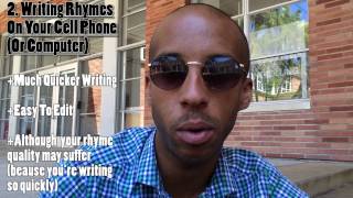 HOW TO WRITE RAPS: The THREE Main Ways