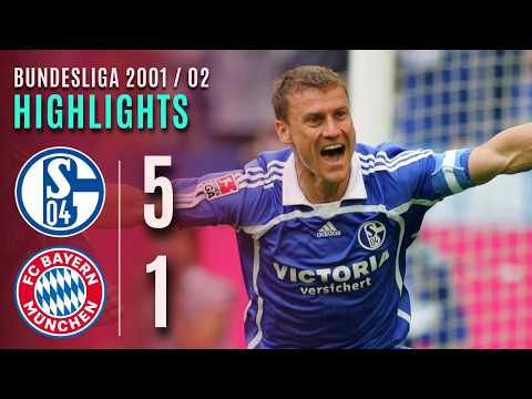 Schalke 04 vs. Bayern München | Historische Nacht in der Veltins-Arena | Bundesliga 01/02 Highlights