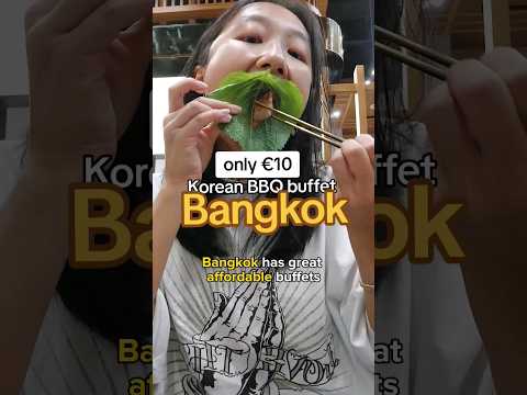 €10 All-You-can-eat Korean BBQ buffet in Bangkok