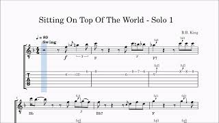 BB King – "Sitting On Top Of The World" Guitar Solo TAB (Part 1)