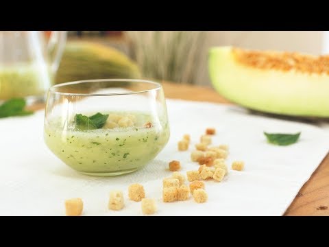 Gazpacho de melón y menta - Cocinatis