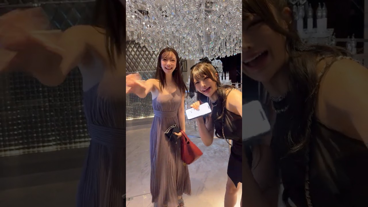 すすきのの寒さも消し飛ぶ美女2人 #かわいい #キャバ嬢 #バルセロナグループ