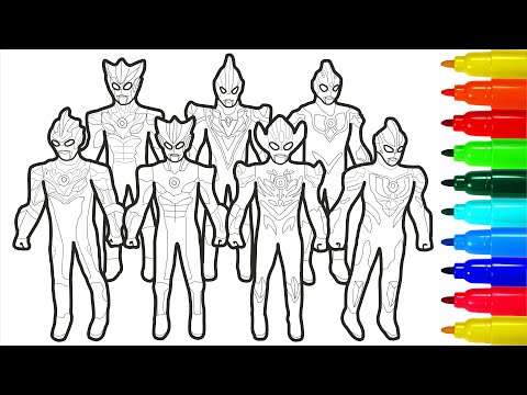 Ultraman Great Warriors Coloring Pages