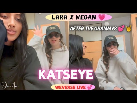 ✨(ALL SUB) KATSEYE MEGAN and LARA WEVERSE LIVE 😍🍒🤘(02.04.26) #weverselive #weverse #katseye