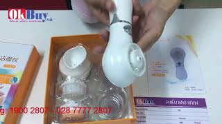 Video máy rửa mặt và massage mặt Hàn Quốc CNAIER AE-606 - đánh bay 99.9% bụi bẩn