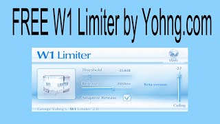 Video thumbnail for FREE W1 Limiter by Yohng.com by FREE PLUGINS FREE