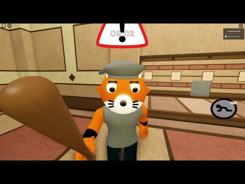 CAT in Uniform Jumpscare Roblox Piggy Book 2
