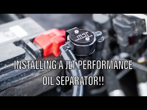 INSTALLING A JLT PERFORMANCE OILS SEPARATOR ON MY F150!!