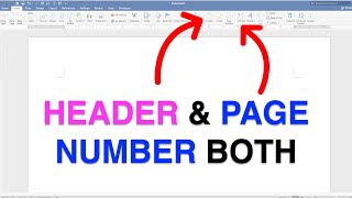 How To Put a Header and Page Number In Word - [ APA & MLA ]