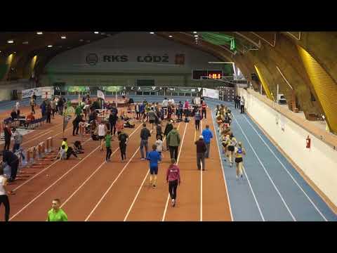 II Halowy Mityng ŁOZLA i RKS 1000m K ŁÓDŹ, 20.01.2018