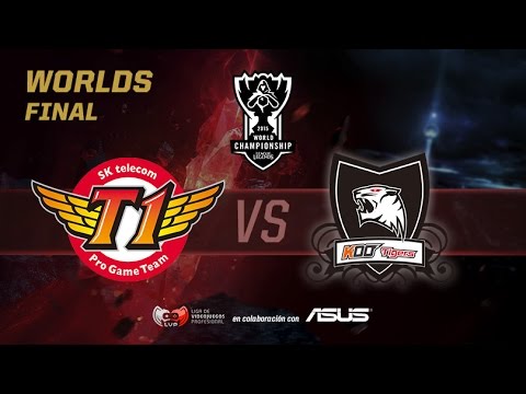 SKT1 vs KOO Mapa 3 - Worlds FINAL - Mundiales League of Legends 2015 en Español