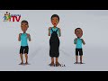 WIMBO WA SEHEMU ZA MWILI, KICHWA MABEGA MAGOTI VIDOLE, VIUNGO VYA MWILI. @babusatv #nyimbozawatoto