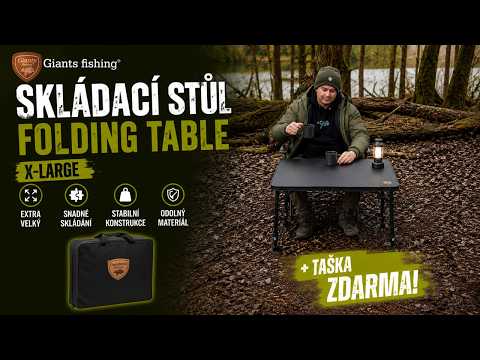 GIANTS FISHING - Skladací stôl Folding Table X-Large + taška ZADARMO!