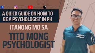 PAANO MAGING PSYCHOLOGIST?