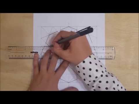How to draw an Islamic geometric pattern #2 | زخارف اسلامية هندسية
