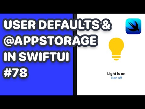 How to use AppStorage in SwiftUI & User Defaults in Swift (@AppStorage SwiftUI, Swift User Defaults) thumbnail