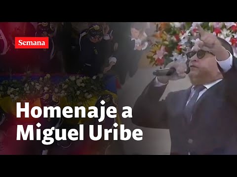 Yuri Buenaventura interpretó ‘EL GUERRERO’ en la misa de Miguel Uribe Turbay | Semana noticias