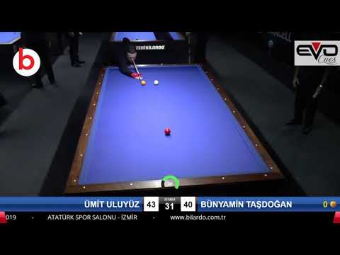 ÜMİT ULUYÜZ & BÜNYAMİN TAŞDOĞAN Bilardo Maçı - 2019 TÜRKİYE KUPASI 3.ETAP-FİNAL 1/16