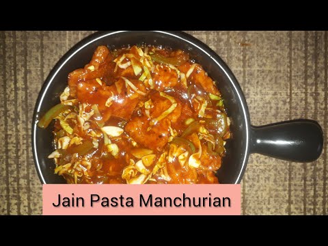Jain Pasta Manchurian. Very Simple and Easy Recipe