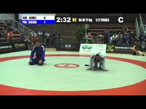 Maciej Kozak X Ermis Dimitropoulos @ FILA Grappling European Champioship 2012