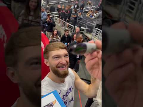 Meeting Domantas Sabonis of Sacramento Kings #nbaplayer #sacramentokings #nba