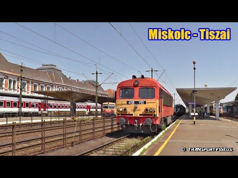 2019.06.30. - Vonatok Miskolc-Tiszai pályaudvaron