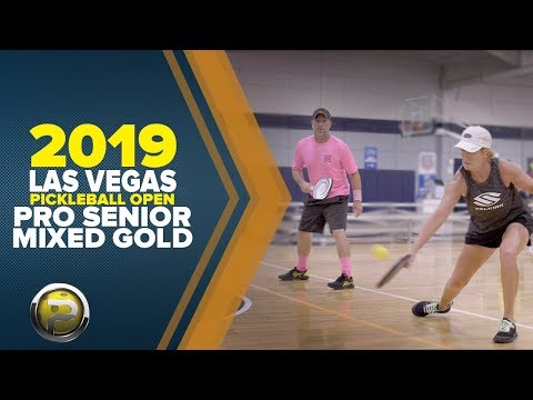 Pro Senior Mixed Doubles GOLD from the 2019 Las Vegas Pickleball Open