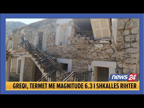 Shkatërrim dhe rrënoja, çfarë la pas tërmeti i fuqishëm në Greqi që ishte 6.3 ballë. Dëme të shumta