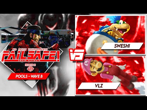 Failsafe Spring 2023 - Sweshi (Bowser Jr) Vs. vlz (Luigi) - SSBU - Pools Wave B